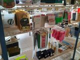 many items on the shelves in the store