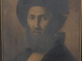 portrait d'un homme barbu portant un chapeau noir