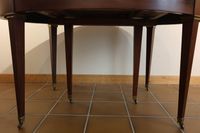 Table de salle à manger de forme ovale en acajou de Cuba, re… (photo 2)