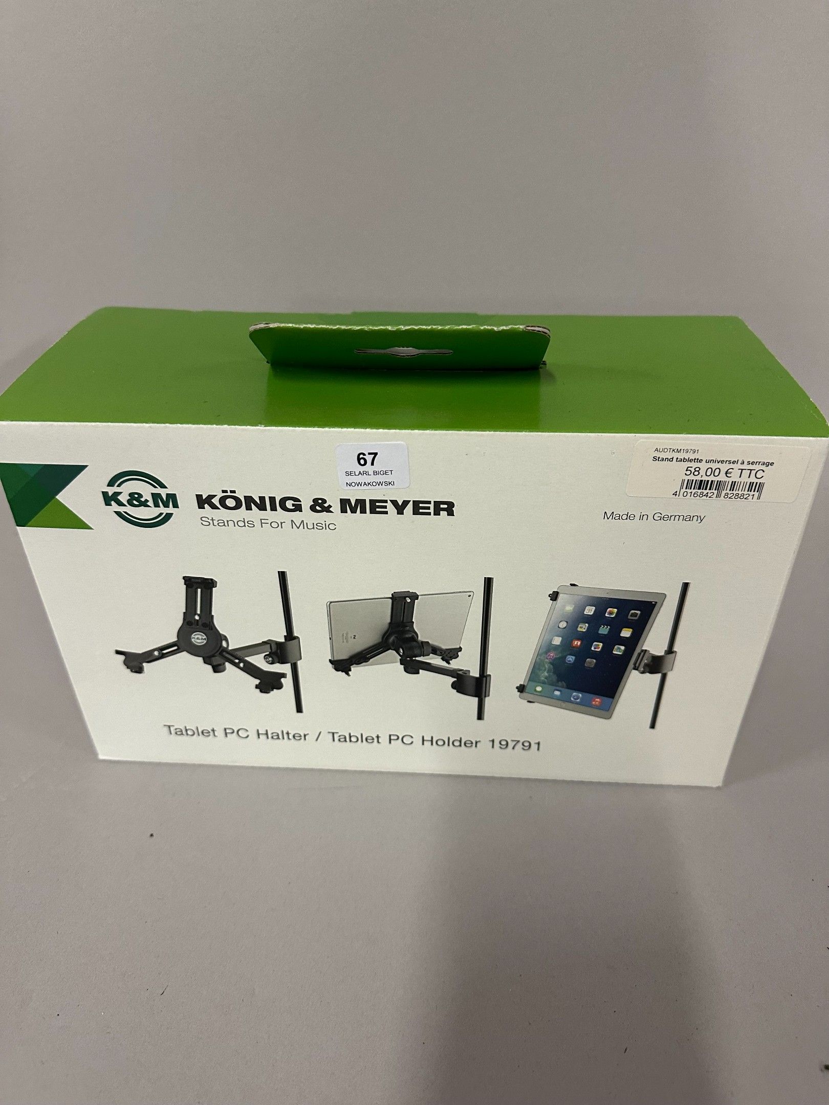 Stand tablette K&M.TVA RECUPERABLE.
