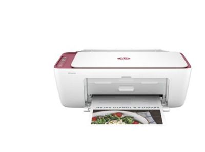 Imprimante multifonction HP DeskJet 2823e Blanc et rose Elig…