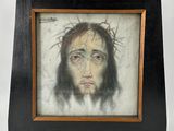painting of a man with a crown of thorns on his head