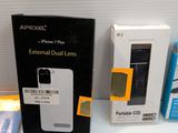 boxes of various cell phones sitting on a table next to each other
