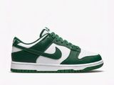 the nike dunk dunk low is a green and white colorway