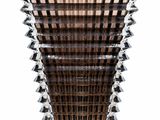 an image of a tall vase with a lot of glass
