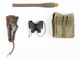 a pair of gloves, a pair of binoculars, and a pair of gloves