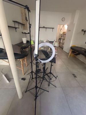 VENDU SUR DESIGNATION. 3 lampes sur pied **FRAIS LEGAUX 14,2…