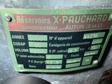 a sign on the back of a motorcycle that says reserved x pauld