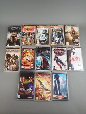 a lot of video games that are on the table