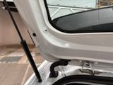 a close up view of the inside of a car ' s trunk