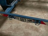 a picture of a forklift with a trailer attached to it