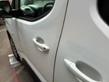 a close up of a car door handle on the side of the car