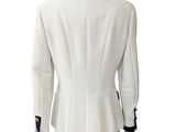 the back of a white jacket on a mannequin mannequin mannequin mannequin mannequin mannequin mannequin mannequin