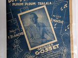 an old book with a picture of a man on it