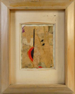 an image of a picture of a painting in a frame on a wall