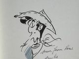 an image of a drawing of a man with a hat on