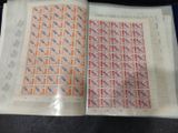 a book with a lot of stamps on it