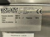 a close up of a metal object with a label on it