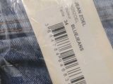 a label on the back of a pair of jeans