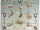an image of a scarf with animals on it