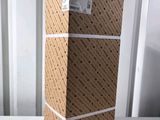 a cardboard box sitting on top of a white table
