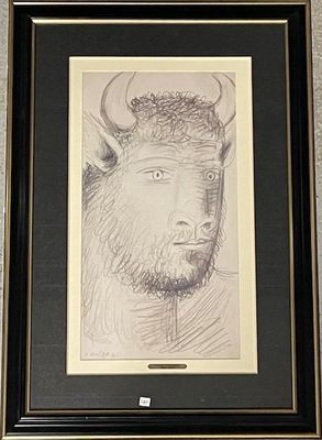 Pablo Picasso (1881-1973), d'après Tête de faune, 10 mai 193…