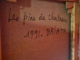 a picture of a picture on a wall with writing on it