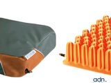 an image of a mattress and a bag of orange foams