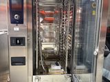 an image of a commercial oven in a warehouse