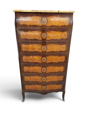 une image représentant une commode avec des tiroirs de chaque côté