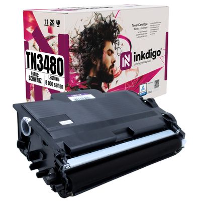 INKDIGO - Toner laser noir - Équivalent TN3480 - 8000 pages …