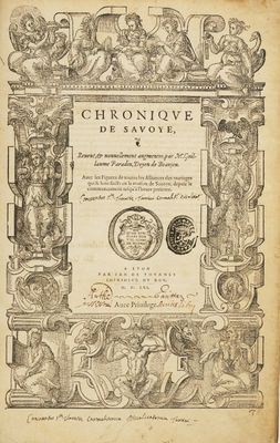 la première page de la première édition du livre *Chronique de seule*