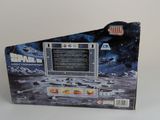 a box with a picture of a space station on it