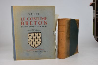 Lot de 2 livres sur le costume breton.