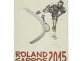 un dessin représentant un homme faisant du skateboard sur la couverture d'un livre