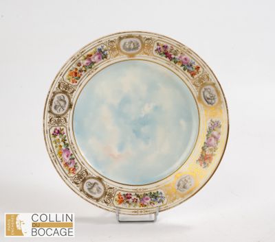 ROI LOUIS PHILIPPE Assiette à décor de ciel et de … - Photo 1
