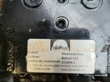 a close up of a metal object with a label on it
