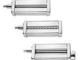 three different types of pasta rollers are shown on a white background