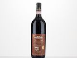 a bottle of red wine sitting on top of a table