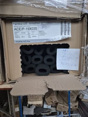 Lot de 6 boites de manchons isolants en mousse noire ArmaFle…