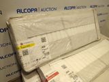 boxes of mattresses are stacked on top of each other in a room