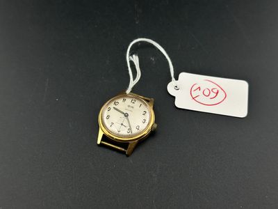 GIR : montre bracelet unisexe en métal doré, cadran rond, mo…