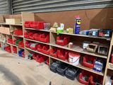 a shelf with many different types of tools on it