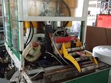a machine that is sitting inside of a building