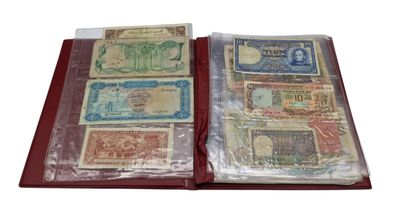 1 Classeur de 18 billets anciens Pakistan, Nederland, India,…