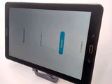 a tablet that is sitting on top of a table