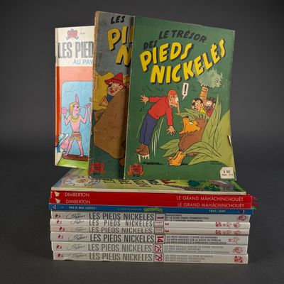 several books stacked on top of each other on a table