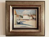 a picture of a painting hanging on the wall