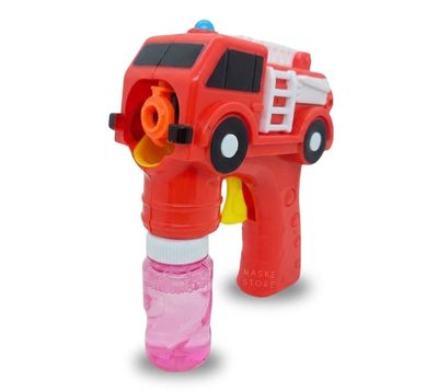 une image représentant un pistolet à eau sur lequel figure un camion de pompiers