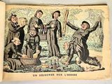 an old book with a picture of a group of men playing baseball